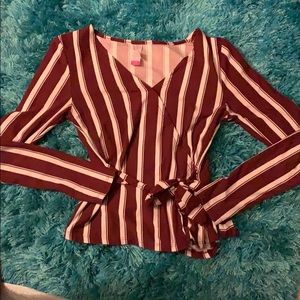 Stripped long-sleeve